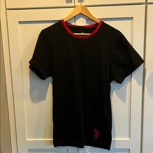 U.S. Polo Assn. Black Tee Size S